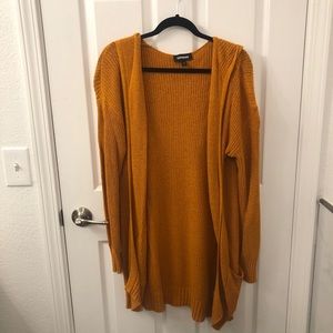 Hooded Shaker Knit Cardigan